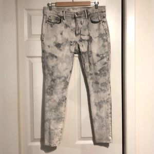 Gap for good true skinny acid washed jeans